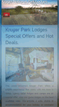 Mobile Screenshot of krugerparklodges.com